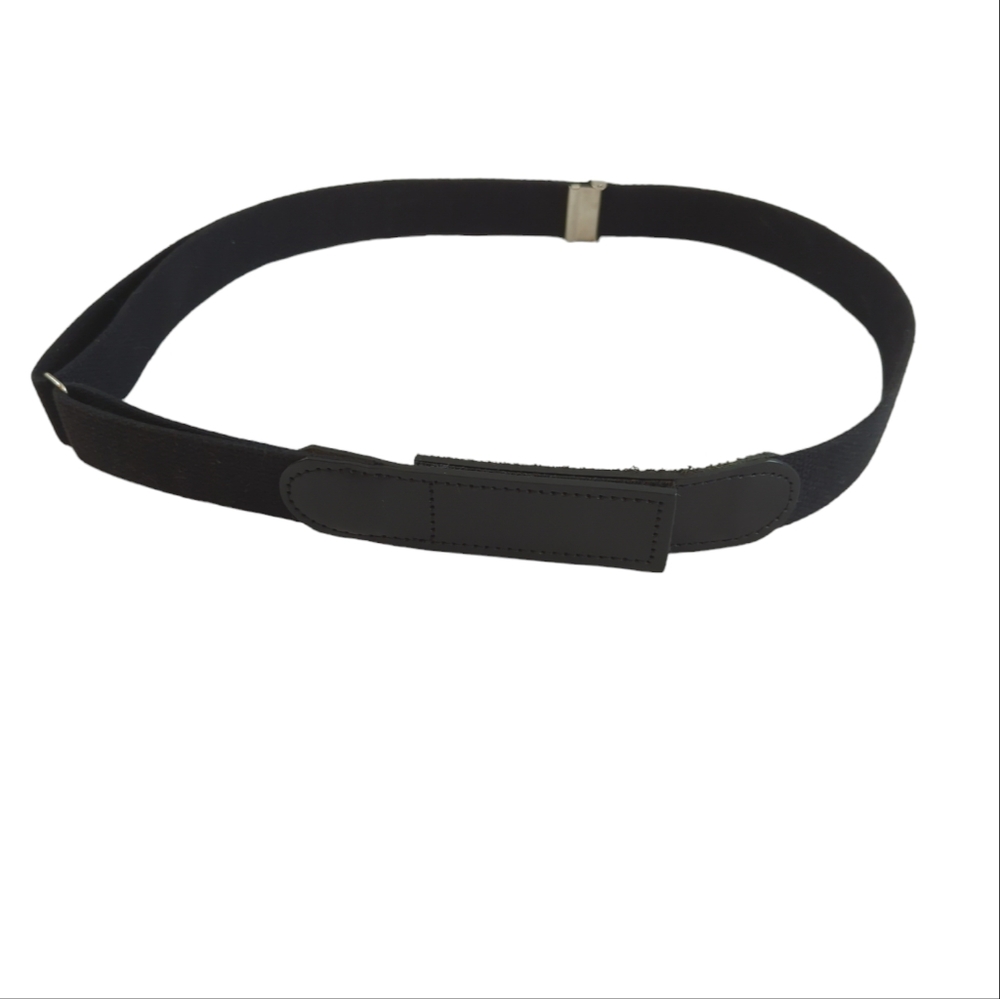 Redkap belt, adjustable canvas hook & loop belt AB14BK, black, sz medium